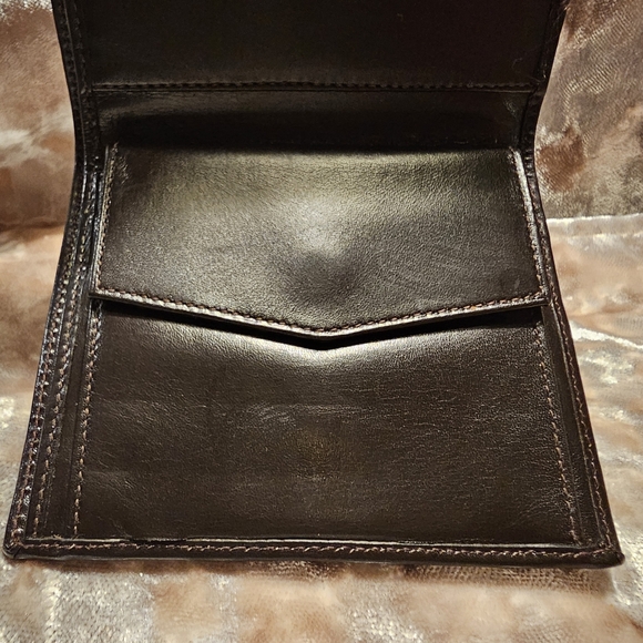 Celine Compact Wallet Brown Leather Authentic - Picture 5 of 14
